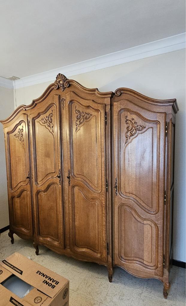 Slaapkamergeheel, Maison & Meubles, Tables | Tables à manger, Chêne, Enlèvement