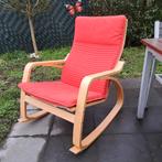 IKEA schommelstoel rood, in prima staat, Huis en Inrichting, Ophalen