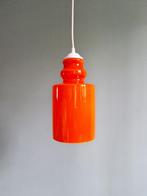 Vintage oranje opaline hanglamp, jaren 70, Antiek en Kunst, Ophalen of Verzenden