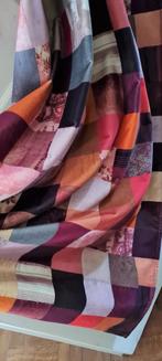 Plaid à carreaux en velours de coton Mulberry UK Patchwork, Maison & Meubles, Accessoires pour la Maison | Plaids & Couvertures