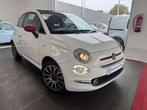 Fiat 500C RED 1.0 Hybrid 70Ch - Cabriolet Gps Garantie 12 Mo, Auto's, Fiat, 4 zetels, Stof, Gebruikt, Zwart