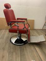 Barbier stoel rood met chroom nieuw, Ophalen, Nieuw