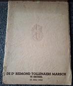 R. Tollenaere marsch te Brussel 1942 (Complete map), Ophalen of Verzenden, Landmacht, Boek of Tijdschrift