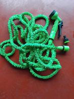 Waterdarm 30m. licht en flexibel + koppelingen en sproeikop, Ophalen, Nieuw, Tuinslang