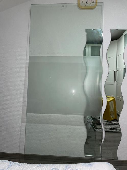 Glazen douchescherm met satijnen band. Merk: SANVIT, Huis en Inrichting, Badkamer | Badkamermeubels, Nieuw