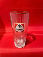 bierglas Callebaut Wieze met gouden rand, Verzamelen, Ophalen of Verzenden, Gebruikt, Glas of Glazen, Overige merken
