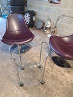 Vintage zetels met tafel, Huis en Inrichting, Stoelen, Ophalen of Verzenden, Zo goed als nieuw