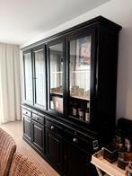 Landelijke vitrinekast, Huis en Inrichting, Kasten | Buffetkasten, Ophalen, Gebruikt, 200 cm of meer, 200 cm of meer