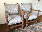 Twee antieke fauteuils, 29€/st, 45€/set, zeer goede staat, Ophalen