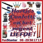 Hartjesconfetti en het regent LIEFDE, Wit, Rood of Roze, Enlèvement, Neuf