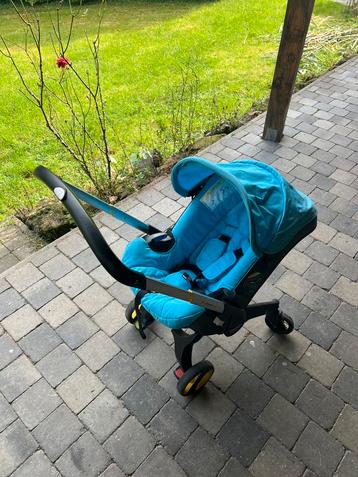 Poussette DOONA bleue 3 en 1, Enlèvement, Utilisé, Poussette