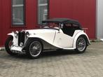 MG TA 1250, Lederen bekleding, Zwart, Cabriolet, Wit