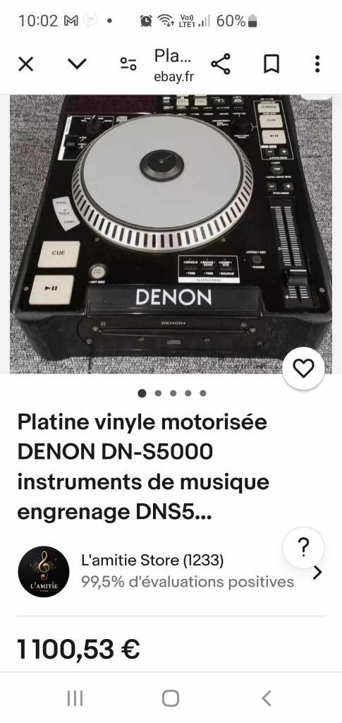 matériel dj pour animée les soirée, Muziek en Instrumenten, Dj-sets en Draaitafels, Gebruikt, Dj-set, Denon, Ophalen