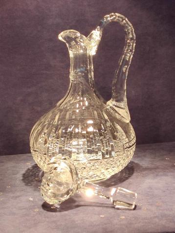 Carafe vintage en cristal de Saint Louis « Tommy » (trouvail