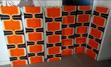 vintage space age wandpaneel groovy 60er-70er stukprijs beschikbaar voor biedingen