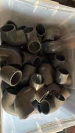 Te koop druk pvc knie 90gr diameter 63mm, 60 à 80 mm, PVC, Comme neuf, Enlèvement