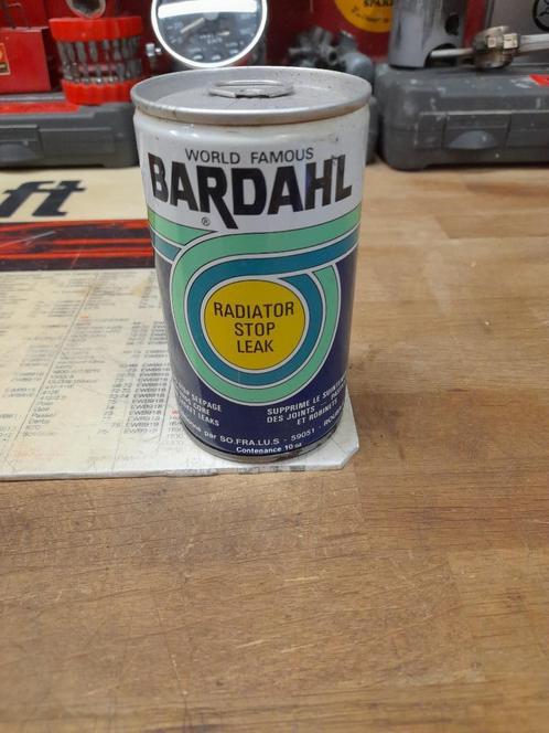 Oude Bardahl radiator vol oliepot, Verzamelen, Blikken, Gebruikt, Overige, Overige merken, Verzenden