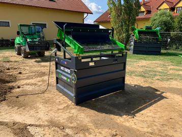 Machine de criblage / tamis de sol FleXiever : MS Nano, Enlèvement