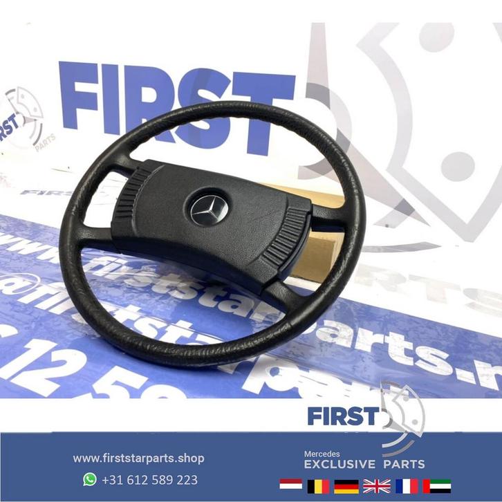 OLDTIMER STUUR Mercedes STUURWIEL TYPE 2 W114 W115 ZWART ori, Auto-onderdelen, Besturing, Mercedes-Benz, Gebruikt, Ophalen of Verzenden