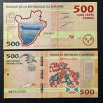 Burundi - 500 Francs 2015 - P 50A - UNC - 285, Postzegels en Munten, Bankbiljetten | Afrika, Ophalen of Verzenden, Burundi, Los biljet