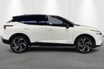 Nissan Qashqai Hybrid-Full-option-Aut-Airco-360Cam-GPS-Carpl, Gebruikt, Wit, Bedrijf, 5 zetels