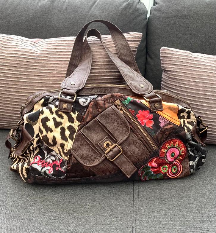 Sac DESIGUAL, Handtassen en Accessoires, Tassen | Damestassen, Gebruikt, Schoudertasje, Bruin, Ophalen