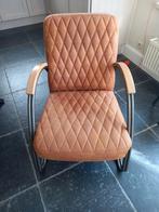 Zeer fijn zetel, Huis en Inrichting, Ophalen, Minder dan 75 cm, Leer, Zo goed als nieuw