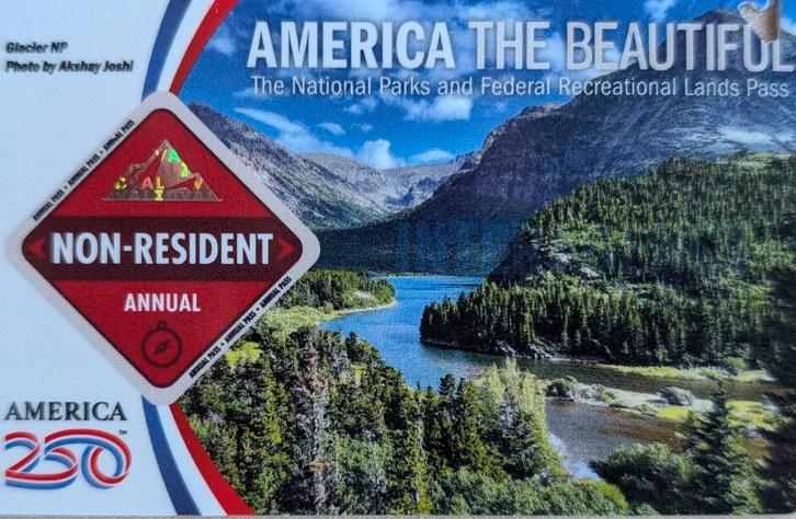 Jaarkaart nationale parken VS 2026 – niet-ingezetenen, Tickets en Kaartjes, Recreatie | Pretparken en Attractieparken, Eén persoon