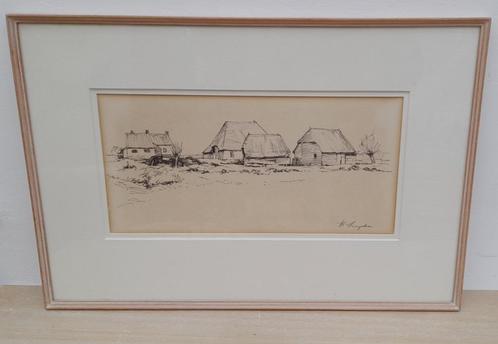 Ets van Frans Luyckx, Antiek en Kunst, Kunst | Etsen en Gravures, Ophalen