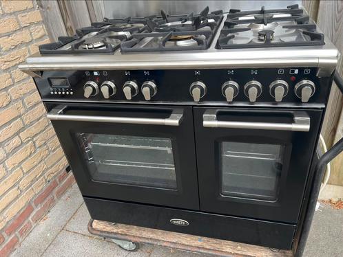 Boretti gasfornuis met electrische ovens, Elektronische apparatuur, Fornuizen, Gebruikt, Vrijstaand, Gas, 5 kookzones of meer