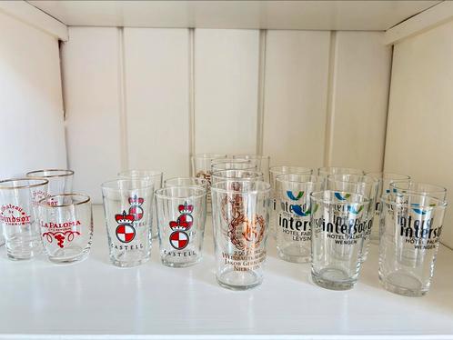 Lot van 21 wijnproefglaasjes, Verzamelen, Glas en Drinkglazen, Gebruikt, Borrel- of Shotglas, Ophalen of Verzenden