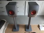 KEF LS50 Wireless + S2 Floor Stands + Extra kabels, Audio, Tv en Foto, Luidsprekerboxen, Zo goed als nieuw, 120 watt of meer, Front, Rear of Stereo speakers