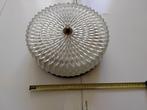 Brocante kristallen plafondlamp, Huis en Inrichting, Lampen | Plafondlampen, Ophalen, Gebruikt