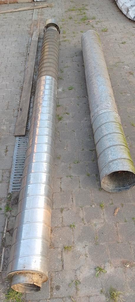 2 schouw, apart verkrijgbaar, 1inox geïsoleerde en 1 galva, Doe-het-zelf en Bouw, IJzerwaren en Bevestigingsmiddelen, Inox, Ophalen