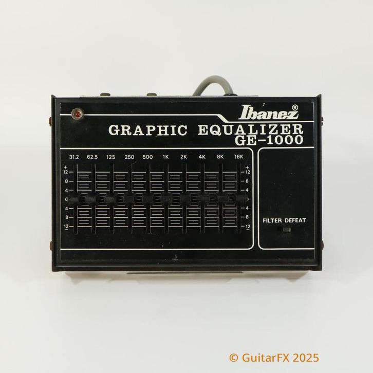 Ibanez GE-1000 Graphic Equalizer (Vintage, Made in Japan, 22, Muziek en Instrumenten, Effecten, Gebruikt, Equalizer, Ophalen of Verzenden
