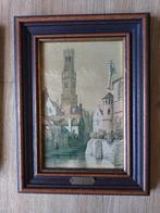 Schilderij Brugge van Roger Hebbelinck, Antiek en Kunst, Ophalen