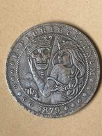 VS 1 dollar 1879, Zilver, Losse munt, Noord-Amerika