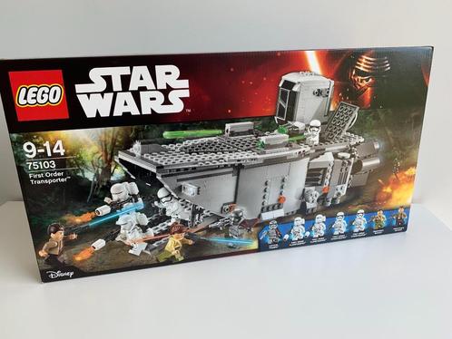 Lego 75103 Star Wars First Order Transporter, Kinderen en Baby's, Speelgoed | Duplo en Lego, Nieuw, Lego, Complete set, Ophalen of Verzenden