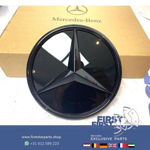 Mercedes STER LOGO ZWART EMBLEEM W177 W118 W247 H247 W205 W2, Auto-onderdelen, Carrosserie, Mercedes-Benz, Gebruikt, Ophalen of Verzenden