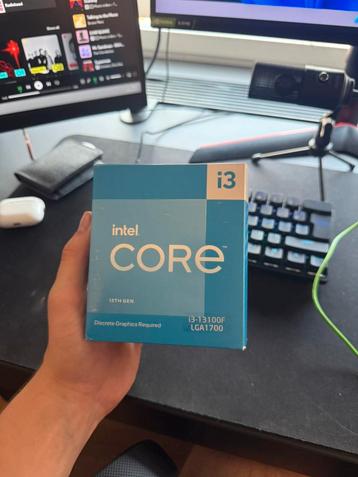 Intel Core i3 13100F (cooler niet gebruikt), Enlèvement ou Envoi, Comme neuf, Intel Core i3, 4-core