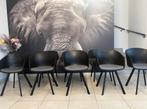 5 eetkamerstoelen, Huis en Inrichting, Stoelen, Ophalen, Kunststof, Zo goed als nieuw, Grijs