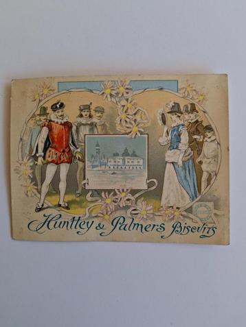 antieke prent huntley & palmers biscuits dd circa 1878