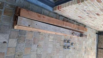 Balken hard hout + dragers, 50 mm ou plus, 250 à 300 cm, Enlèvement, Utilisé