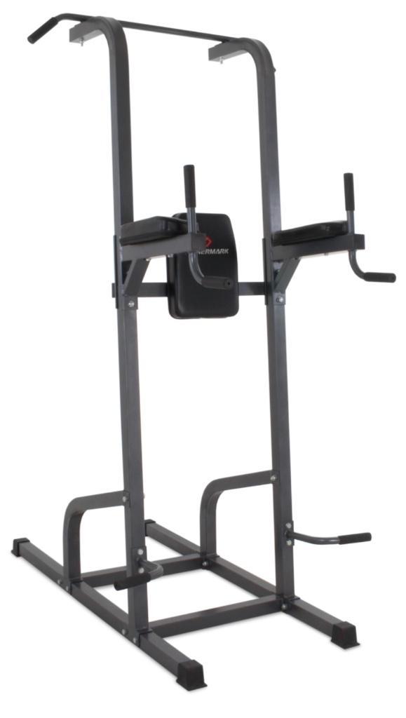 Fitness Power Tower, Sport en Fitness, Fitnessapparatuur, Gebruikt, Krachtstation, Armen, Benen, Borst, Buik, Rug, Metaal, Ophalen