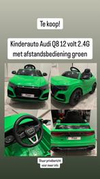Kinderauto elektrisch audi q8 12v, Ophalen, Zo goed als nieuw, Afstandsbediening