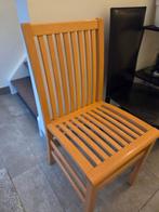 6 beukenhouten stoelen, Ophalen, Gebruikt