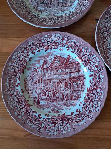 Assiettes Royal Tudor Ware/ England, Enlèvement ou Envoi, Comme neuf, Autres styles, Assiettes(s)