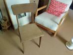 Trois chaises inspirées de Prouvé, Jeanneret & Perriand, Bois, Art déco + inspiration scandinave, Enlèvement, Utilisé