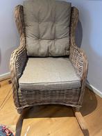 Chaise à bascule / rocking chair, Huis en Inrichting, Stoelen, Zo goed als nieuw, Eén, Ophalen, Riet of Rotan