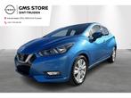 Nissan Micra 1.0 IG-T N-Connecta, Auto's, Nissan, Stof, Zwart, Blauw, 1055 kg